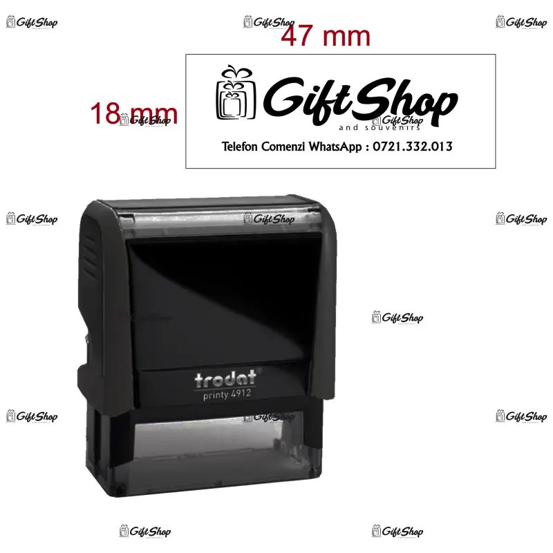 Stampila trodat 4912 47x18 mm